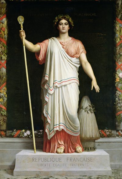 Alegoria da República, 1848 de Dominique Louis Papety